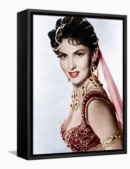 SOLOMON AND SHEBA, Gina Lollobrigida, 1959-null-Framed Stretched Canvas