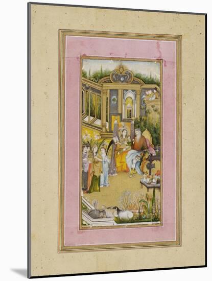 Solomon and the Queen of Sheba, C.1760-Mir Kalan Khan-Mounted Giclee Print