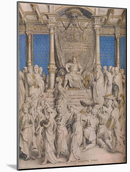 'Solomon and the Queen of Sheba',  c1534-Hans Holbein the Younger-Mounted Giclee Print