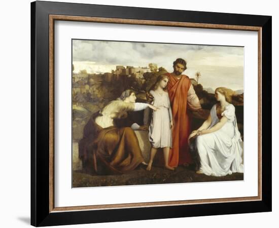 Solomon Being Given to Wisdom-Barthélémy Menn-Framed Giclee Print