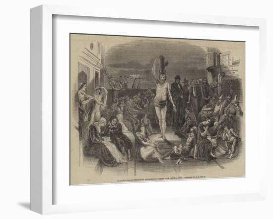 Solomon Eagle Preaching Repentance During the Plague, 1665-Paul Falconer Poole-Framed Giclee Print