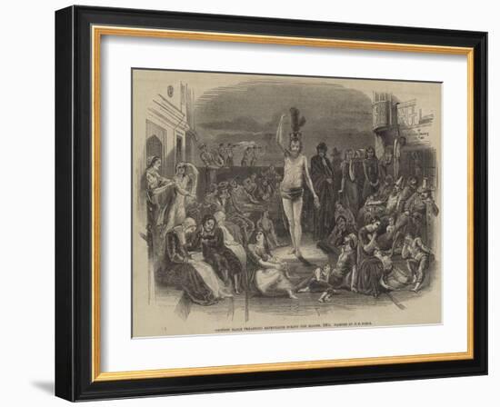 Solomon Eagle Preaching Repentance During the Plague, 1665-Paul Falconer Poole-Framed Giclee Print