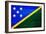 Solomon Islands Flag Design with Wood Patterning - Flags of the World Series-Philippe Hugonnard-Framed Art Print