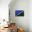 Solomon Islands Flag Design with Wood Patterning - Flags of the World Series-Philippe Hugonnard-Framed Stretched Canvas displayed on a wall