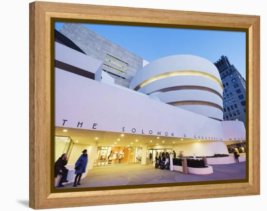 Solomon R. Guggenheim Museum, Built in 1959, Designed by Frank Lloyd Wright, Manhattan-Christian Kober-Framed Premier Image Canvas