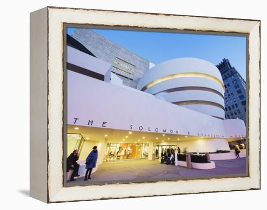 Solomon R. Guggenheim Museum, Built in 1959, Designed by Frank Lloyd Wright, Manhattan-Christian Kober-Framed Premier Image Canvas