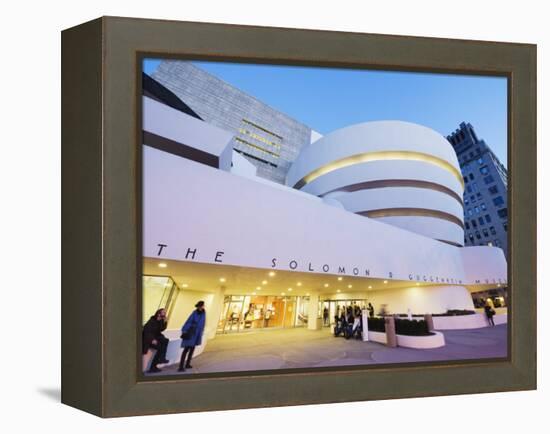 Solomon R. Guggenheim Museum, Built in 1959, Designed by Frank Lloyd Wright, Manhattan-Christian Kober-Framed Premier Image Canvas