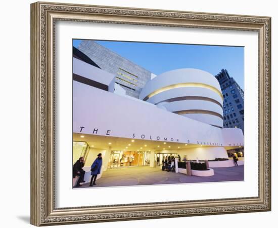 Solomon R. Guggenheim Museum, Built in 1959, Designed by Frank Lloyd Wright, Manhattan-Christian Kober-Framed Photographic Print