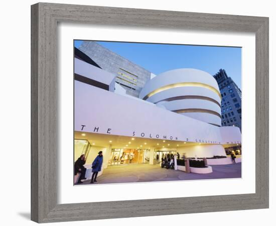 Solomon R. Guggenheim Museum, Built in 1959, Designed by Frank Lloyd Wright, Manhattan-Christian Kober-Framed Photographic Print