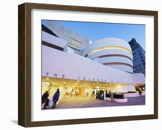 Solomon R. Guggenheim Museum, Built in 1959, Designed by Frank Lloyd Wright, Manhattan-Christian Kober-Framed Photographic Print