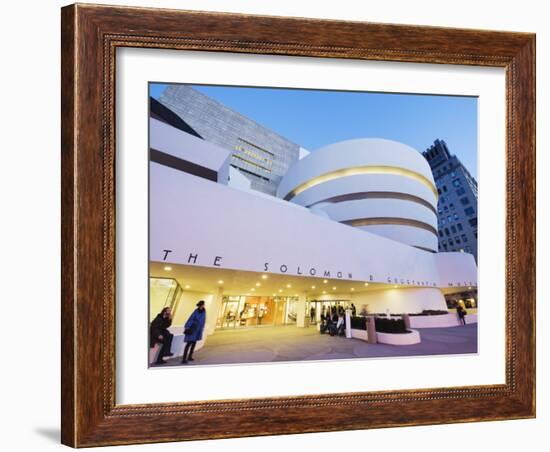 Solomon R. Guggenheim Museum, Built in 1959, Designed by Frank Lloyd Wright, Manhattan-Christian Kober-Framed Photographic Print