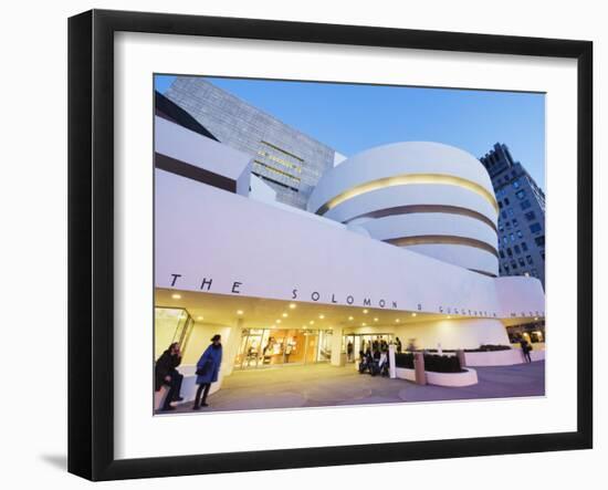 Solomon R. Guggenheim Museum, Built in 1959, Designed by Frank Lloyd Wright, Manhattan-Christian Kober-Framed Photographic Print