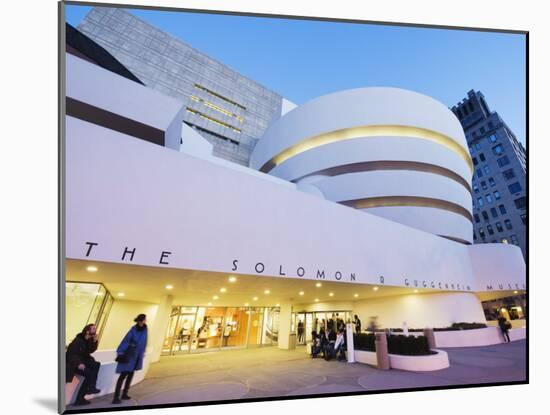 Solomon R. Guggenheim Museum, Built in 1959, Designed by Frank Lloyd Wright, Manhattan-Christian Kober-Mounted Photographic Print