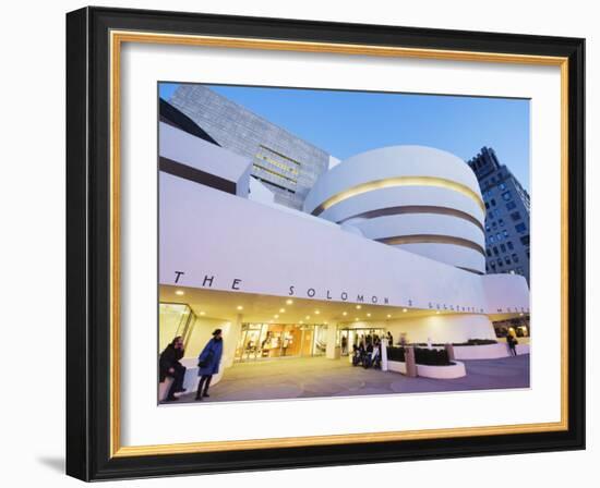 Solomon R. Guggenheim Museum, Built in 1959, Designed by Frank Lloyd Wright, Manhattan-Christian Kober-Framed Photographic Print