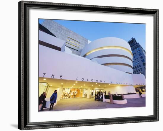 Solomon R. Guggenheim Museum, Built in 1959, Designed by Frank Lloyd Wright, Manhattan-Christian Kober-Framed Photographic Print