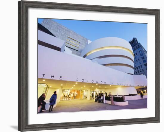 Solomon R. Guggenheim Museum, Built in 1959, Designed by Frank Lloyd Wright, Manhattan-Christian Kober-Framed Photographic Print