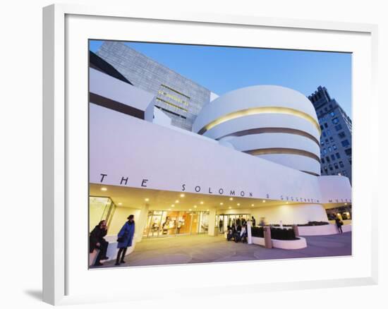 Solomon R. Guggenheim Museum, Built in 1959, Designed by Frank Lloyd Wright, Manhattan-Christian Kober-Framed Photographic Print