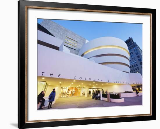 Solomon R. Guggenheim Museum, Built in 1959, Designed by Frank Lloyd Wright, Manhattan-Christian Kober-Framed Photographic Print