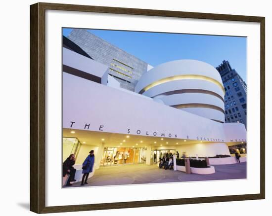 Solomon R. Guggenheim Museum, Built in 1959, Designed by Frank Lloyd Wright, Manhattan-Christian Kober-Framed Photographic Print