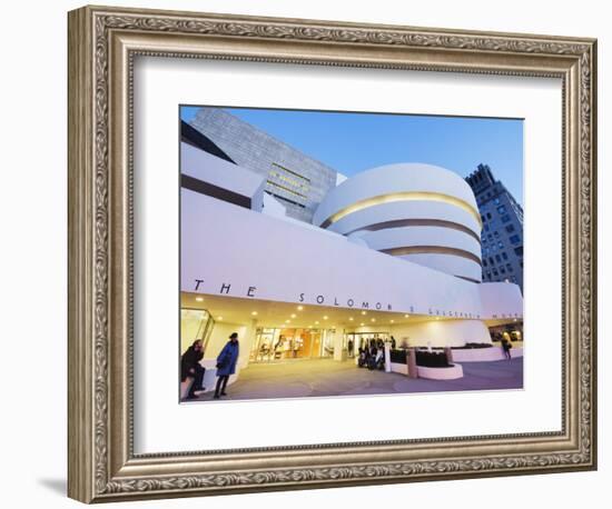 Solomon R. Guggenheim Museum, Built in 1959, Designed by Frank Lloyd Wright, Manhattan-Christian Kober-Framed Photographic Print