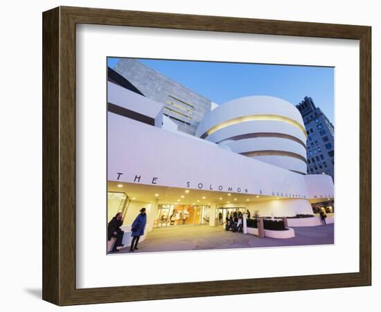 Solomon R. Guggenheim Museum, Built in 1959, Designed by Frank Lloyd Wright, Manhattan-Christian Kober-Framed Photographic Print