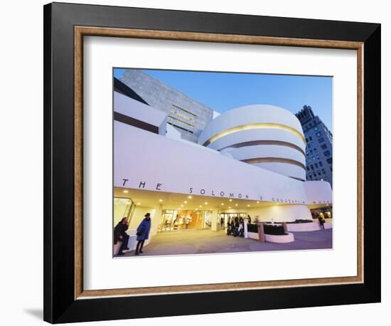 Solomon R. Guggenheim Museum, Built in 1959, Designed by Frank Lloyd Wright, Manhattan-Christian Kober-Framed Photographic Print