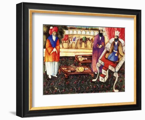 Solomon Receiving Presents from the Queen of Sheba, C.1863-4-null-Framed Giclee Print