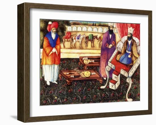 Solomon Receiving Presents from the Queen of Sheba, C.1863-4-null-Framed Giclee Print