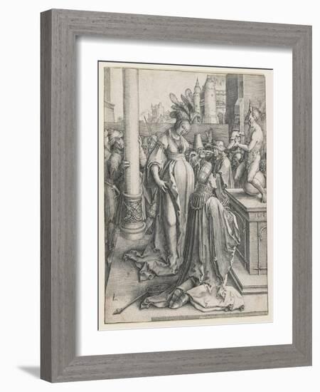 Solomon's Idolatry, 1514-Lucas van Leyden-Framed Giclee Print