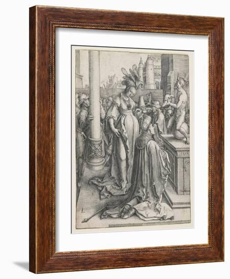 Solomon's Idolatry, 1514-Lucas van Leyden-Framed Giclee Print