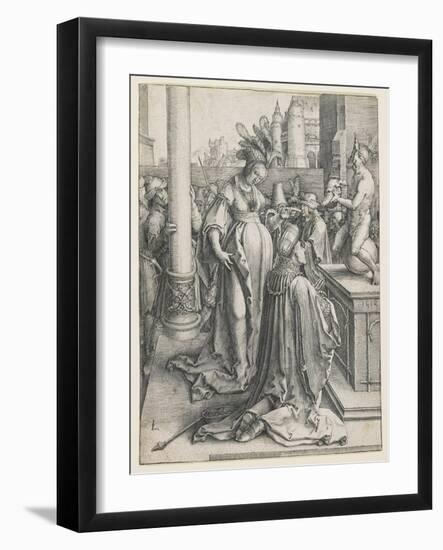 Solomon's Idolatry, 1514-Lucas van Leyden-Framed Giclee Print