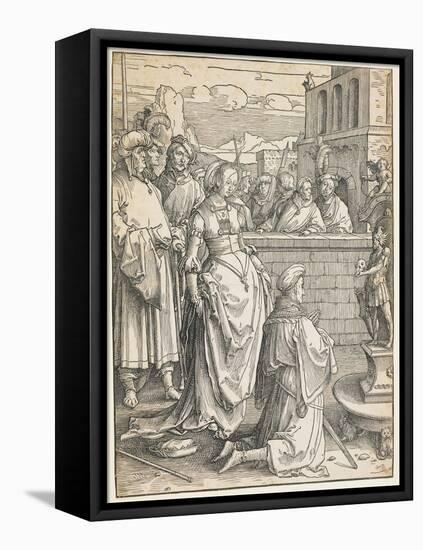 Solomon's Idolatry, C. 1512-Lucas van Leyden-Framed Premier Image Canvas