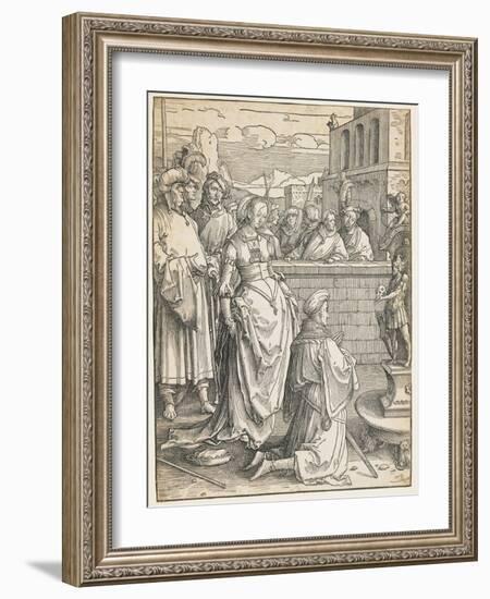 Solomon's Idolatry, C. 1512-Lucas van Leyden-Framed Giclee Print