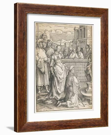 Solomon's Idolatry, C. 1512-Lucas van Leyden-Framed Giclee Print