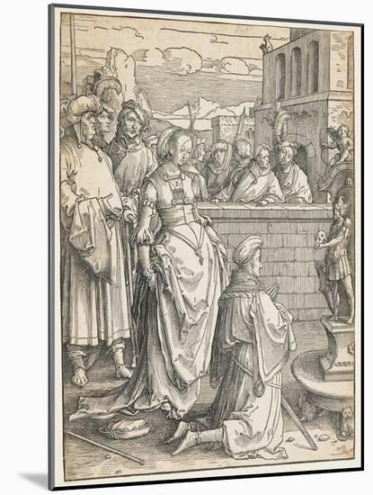 Solomon's Idolatry, C. 1512-Lucas van Leyden-Mounted Giclee Print