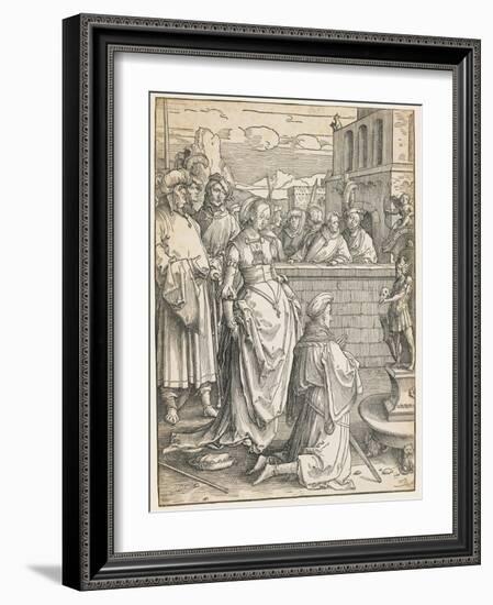 Solomon's Idolatry, C. 1512-Lucas van Leyden-Framed Giclee Print