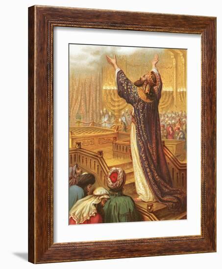 Solomon's Prayer-English-Framed Giclee Print