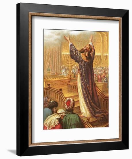 Solomon's Prayer-English-Framed Giclee Print