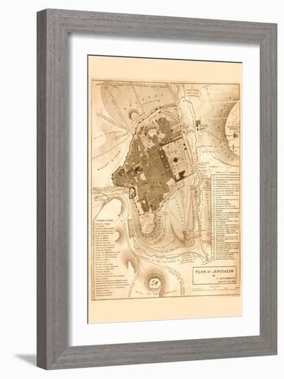 Solomon's Temple - Jerusalem-Frederick Catherwood-Framed Premium Giclee Print