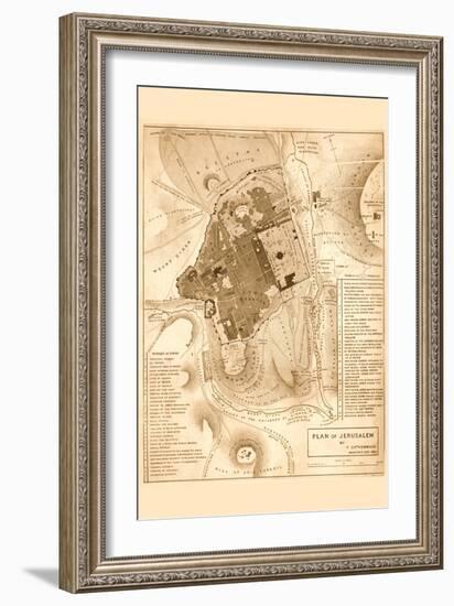 Solomon's Temple - Jerusalem-Frederick Catherwood-Framed Art Print