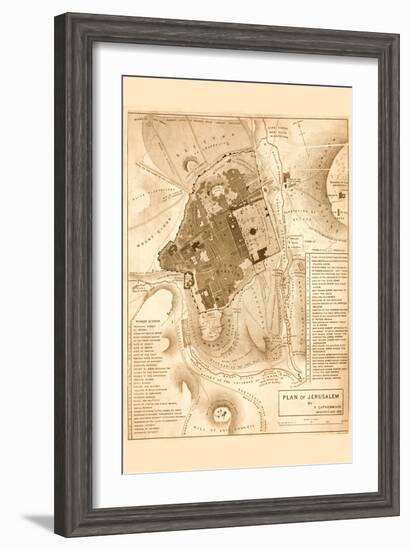 Solomon's Temple - Jerusalem-Frederick Catherwood-Framed Art Print