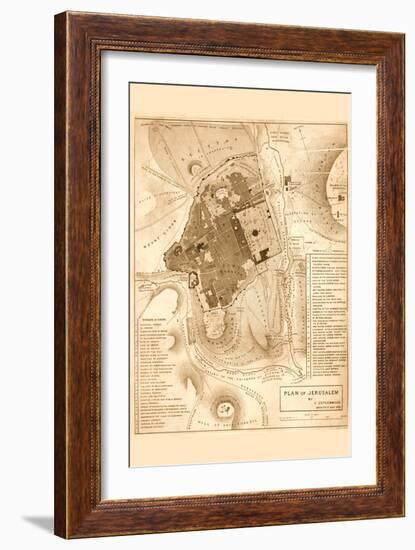 Solomon's Temple - Jerusalem-Frederick Catherwood-Framed Art Print