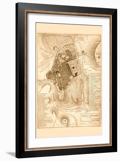 Solomon's Temple - Jerusalem-Frederick Catherwood-Framed Art Print