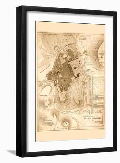 Solomon's Temple - Jerusalem-Frederick Catherwood-Framed Art Print