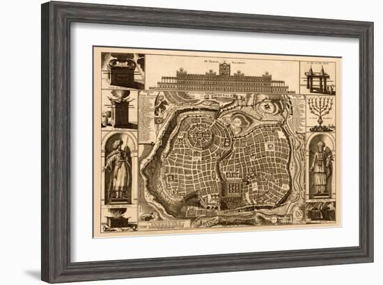 Solomon's Temple - Jerusalem-null-Framed Art Print