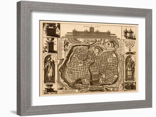 Solomon's Temple - Jerusalem-null-Framed Art Print