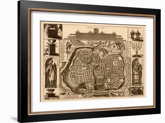 Solomon's Temple - Jerusalem-null-Framed Art Print