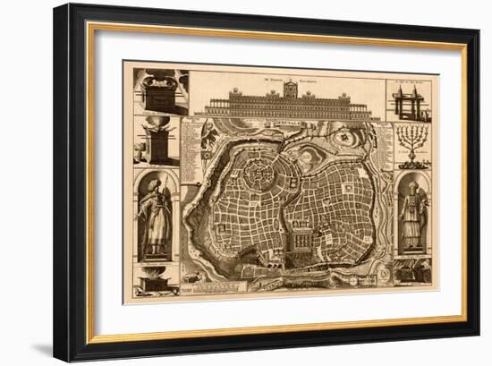 Solomon's Temple - Jerusalem-null-Framed Art Print