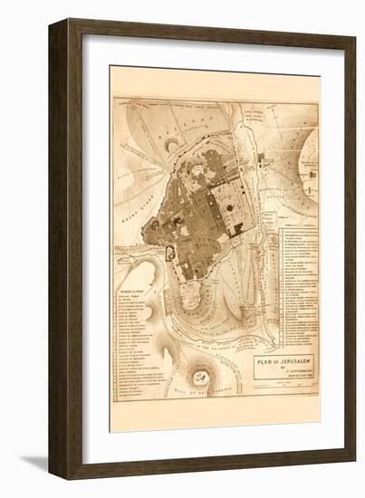 Solomon's Temple - Jerusalem-Frederick Catherwood-Framed Art Print