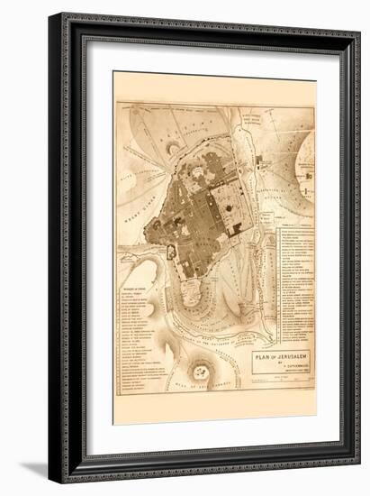 Solomon's Temple - Jerusalem-Frederick Catherwood-Framed Art Print